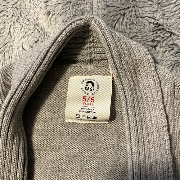 Rags grey sweater! Super cute!!! - Picture 4 of 4